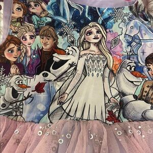 GWM 3-5years  Handmade Frozen Themed Dress